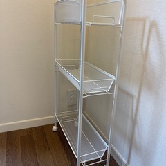 【売買確定済】キッチンラック、収納棚の画像