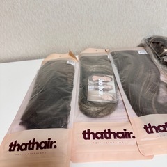 ハーフ ヘアエクステ 5点セット 約20,000円相当 ブラウンの画像