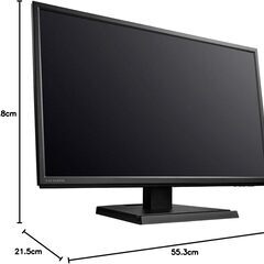 アイ・オー・データ LCD-CF241EDB 23.8型ワイド液晶 ブラック USB Type-C搭載 広視野角パネル I-O DATA 清掃/動作確認済みの画像
