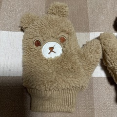決まりました★クマの手袋の画像