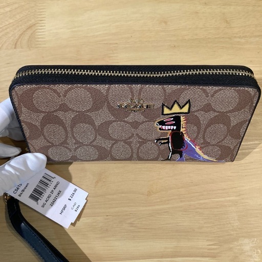 コーチ　バスキアコラボ長財布H①【新品未使用】 長財布 COACH（コーチ）シグネチャー バスキアコラボ状態新品・未使用
