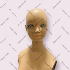 【希少品】ヴィンテージ マネキン　女性用マネキン 上半身 肌色　ヨーロッパの画像