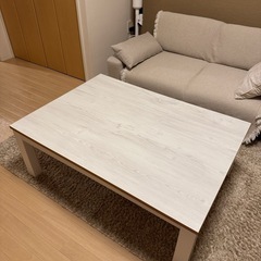 天板リバーシブル　こたつテーブルの画像