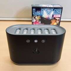 周囲の音に反応、LEDとミスト演出、USB給電加湿器「LIVE加湿器」の画像