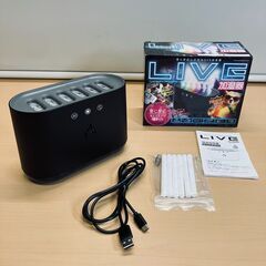 周囲の音に反応、LEDとミスト演出、USB給電加湿器「LIVE加湿器」の画像