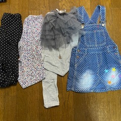 女の子130サイズ秋冬まとめ売りの画像