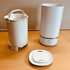 アイリスオーヤマ 上給水超音波加湿器 UTK-230（ホワイト）2021年製の画像
