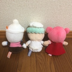 最終お値下げ😊 アンパンマンシリーズぬいぐるみ3点の画像