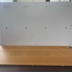 【訳あり】IKEAアイランドキッチンテーブル TORNVIKEN トルンヴィーケン　オフホワイト/オークの画像