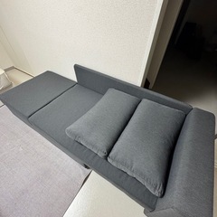 2人掛けソファベッド　
の画像