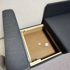 2人掛けソファベッド　
の画像