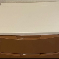 アイリスオーヤマ　4段　チェスト　収納ボックス　タンス　キャビネット　美品　①の画像