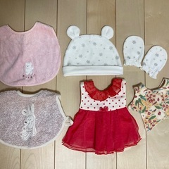 【決まりました】秋冬ベビー服　女の子　14点 まとめ売りの画像