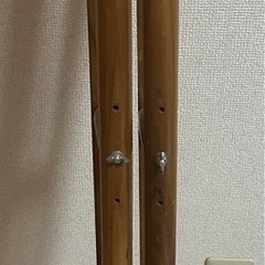 松葉杖　木の画像