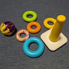 Sassy ころりんボール　fisher price ゆらりんタワーの画像