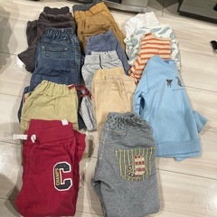 秋冬　90-100子供服　全部まとめての価格です。の画像