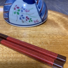 お箸とお茶碗の画像