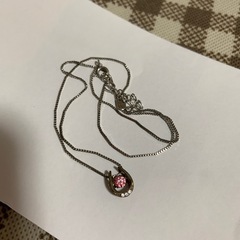 キュービックジルコニア ネックレス ダンシングストーンの画像