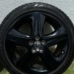 トヨタ純正アルミホイールスタッドレス215/45R17の画像