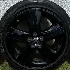 トヨタ純正アルミホイールスタッドレス215/45R17の画像