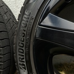 トヨタ純正アルミホイールスタッドレス215/45R17の画像