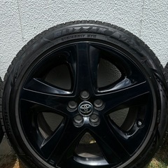 トヨタ純正アルミホイールスタッドレス215/45R17の画像