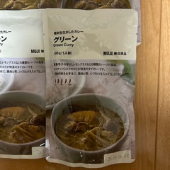 無印良品　グリーンカレー    4袋の画像