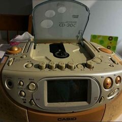 【無料】CASIO CD-30C CDラジカセの画像