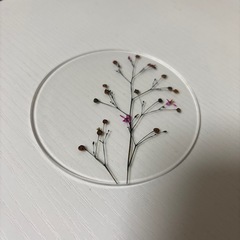 toumei 押花コースター3枚セット　木製ボックス入りの画像