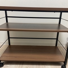 【ニトリ】そで机　棚　ラックの画像