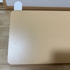 サンワダイレクト デスクエクステンダー 100-KB014LM ライトブラウン／クランプ固定タイプの画像