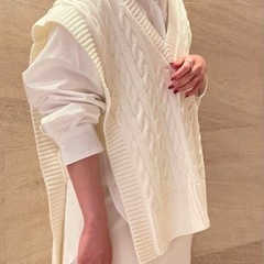  #GALLARDAGALANTE #定価19000円#フリーニットベストの画像