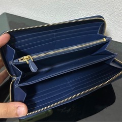 PRADA プラダ1M0506-VITELLO MOVE-BLUETTE長財布の画像