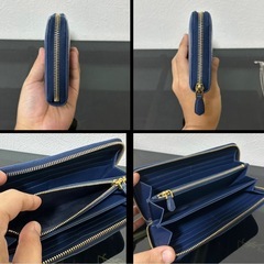 PRADA プラダ1M0506-VITELLO MOVE-BLUETTE長財布の画像
