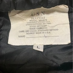 【USN】Pコート メンズ ジャケットの画像