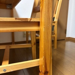 ダイニングテーブルとチェアのせっおのセットの画像