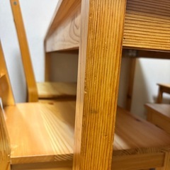 ダイニングテーブルとチェアのせっおのセットの画像