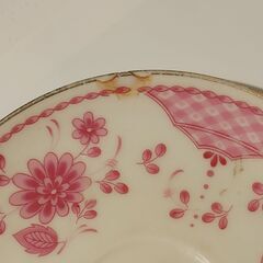 ノリタケ ティーカップ＆ソーサー 花柄 2客セットの画像
