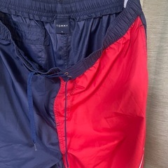 Tommy Hilfiger トミーヒルフィガー　 ハーフパンツ ショートパンツ ナイロン レッド 赤　サイズLの画像