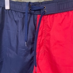 Tommy Hilfiger トミーヒルフィガー　 ハーフパンツ ショートパンツ ナイロン レッド 赤　サイズLの画像
