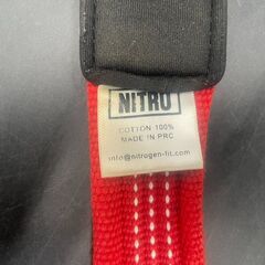 ○NITRO ニトロ　リストストラップ 1本のみ 握力補助の画像