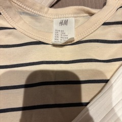 H&M ボディスーツ/レギンスセット　12-18mの画像