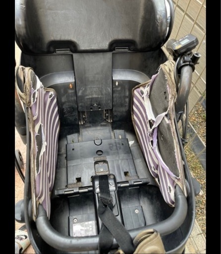 パナソニック　ギュットミニ　電動自転車　前後子供乗せチャイルドシート付き