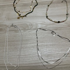 新品未使用 アクセサリー ネックレス ヘアピン リング  の画像