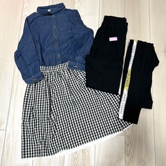 女の子150cm秋冬服まとめ売り13点の画像