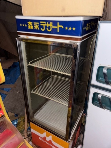 昭和レトロ 森永デザート 冷蔵ショーケース