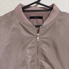 【美品】EMODA MA-1 ブルゾン Sサイズ くすみピンク 秋冬アウターの画像