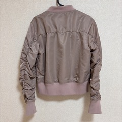 【美品】EMODA MA-1 ブルゾン Sサイズ くすみピンク 秋冬アウターの画像