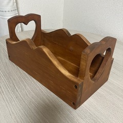 カントリー雑貨　セット　小物入れ　ハートの画像