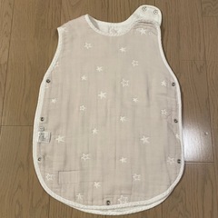 【10mois ディモワ】ベビースリーパー ホワイト 星柄の画像